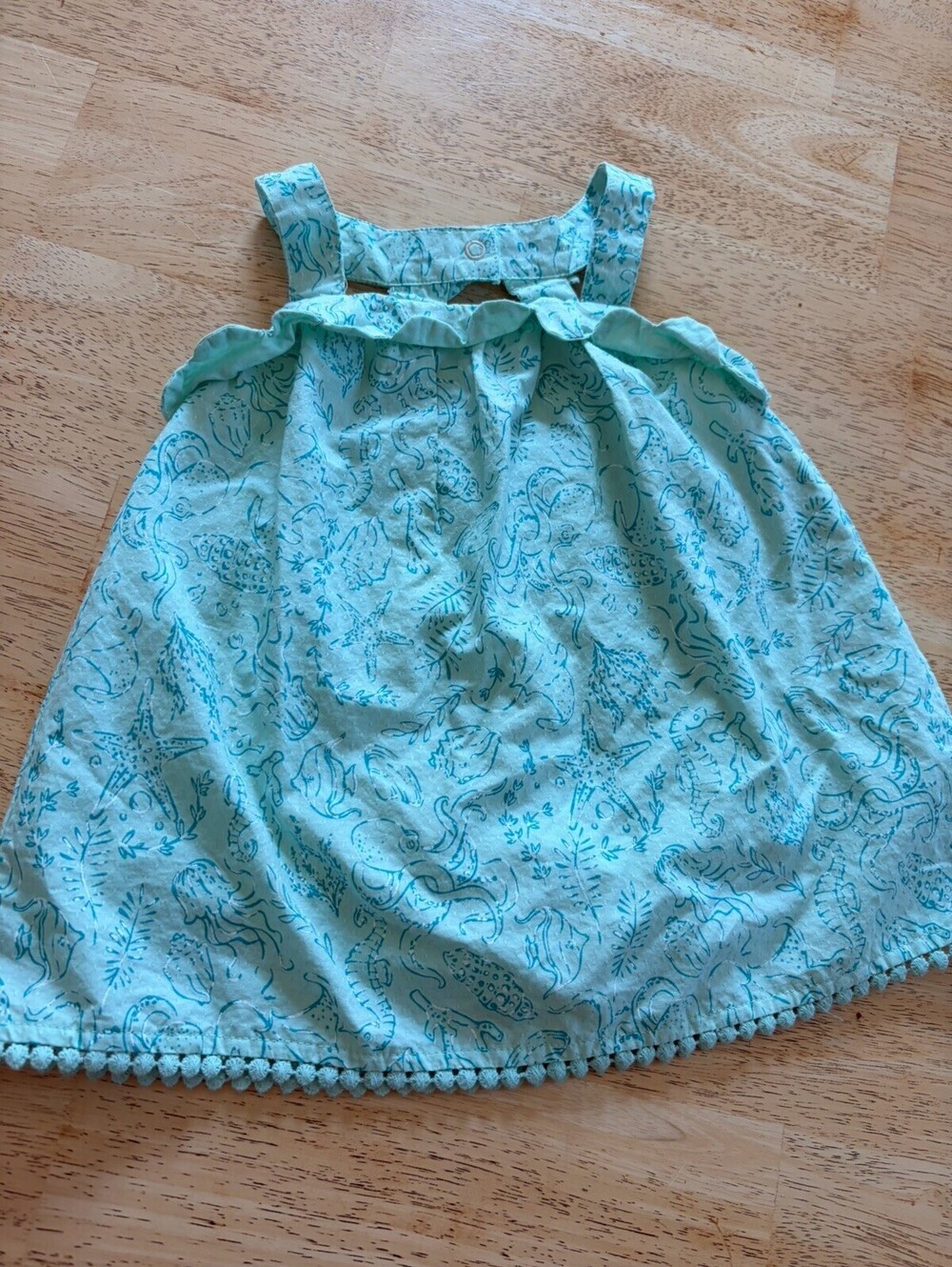 Tommy Bahama 2T Mint Blue Sea Animals Todder Girls Top Shirt